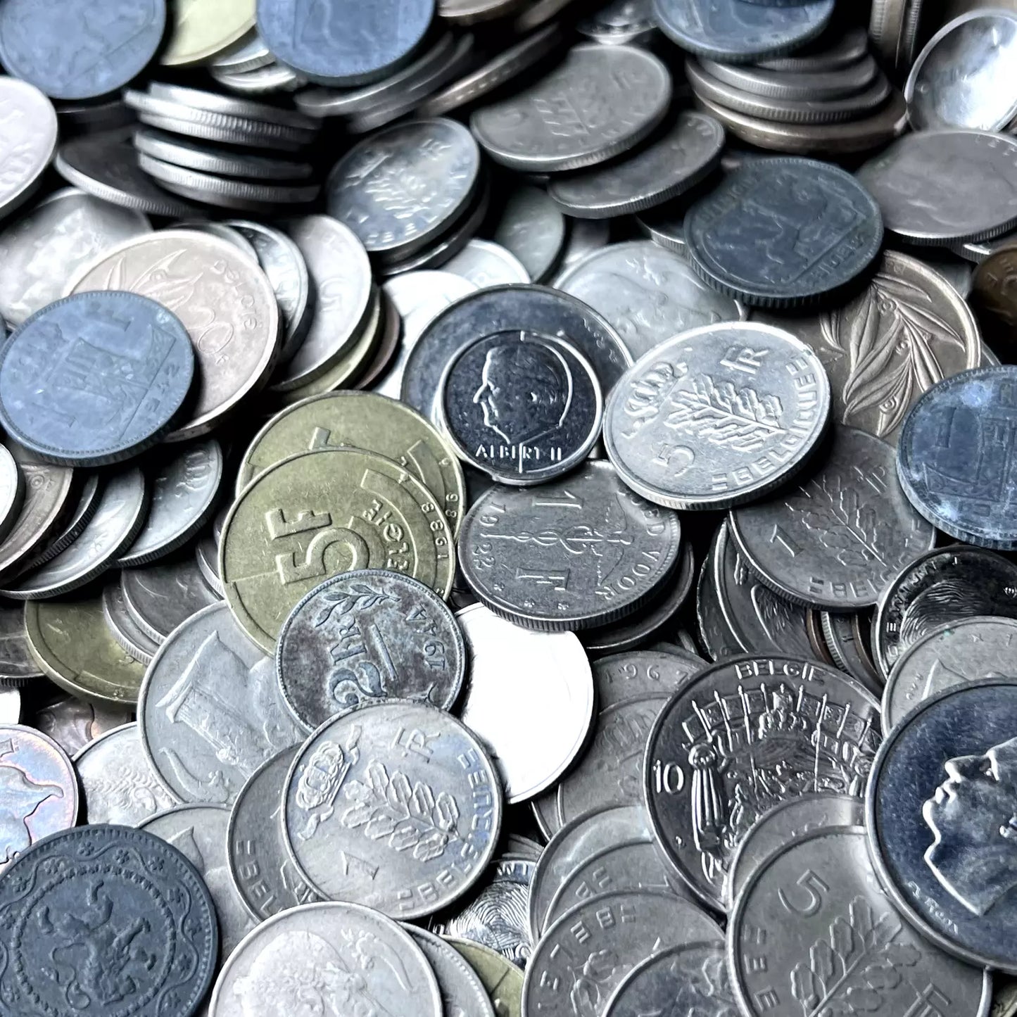 Bulk Lot of Belgian Coins