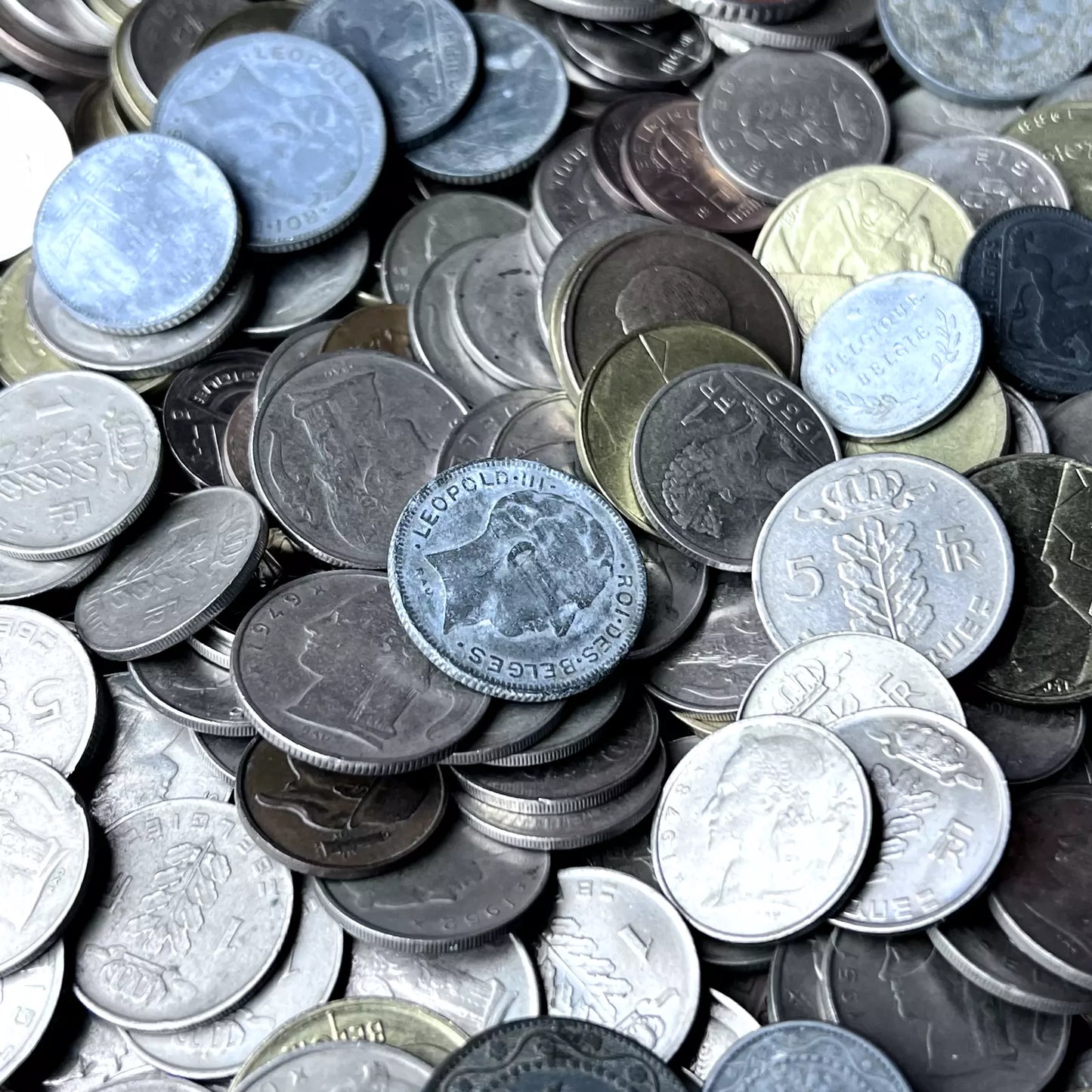 Bulk Lot of Belgian Coins
