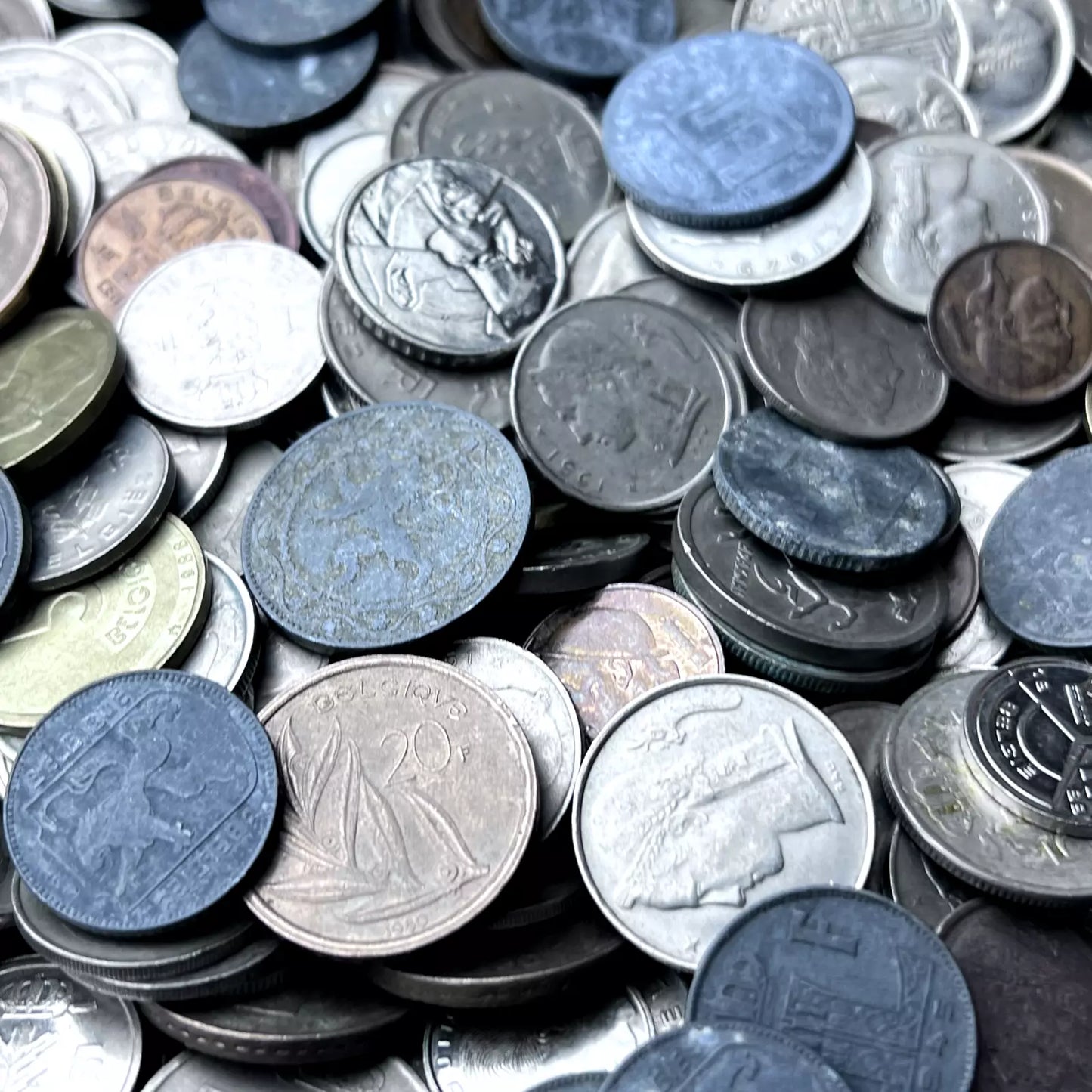 Bulk Lot of Belgian Coins