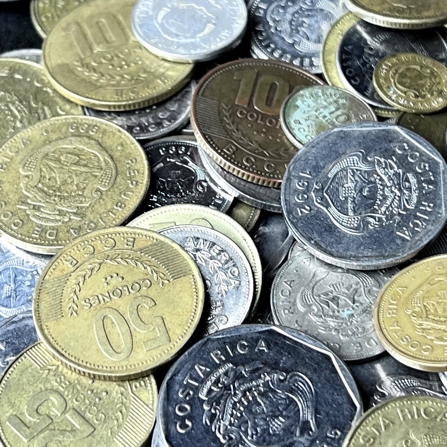 Bulk Lot of Costa Rican Coins