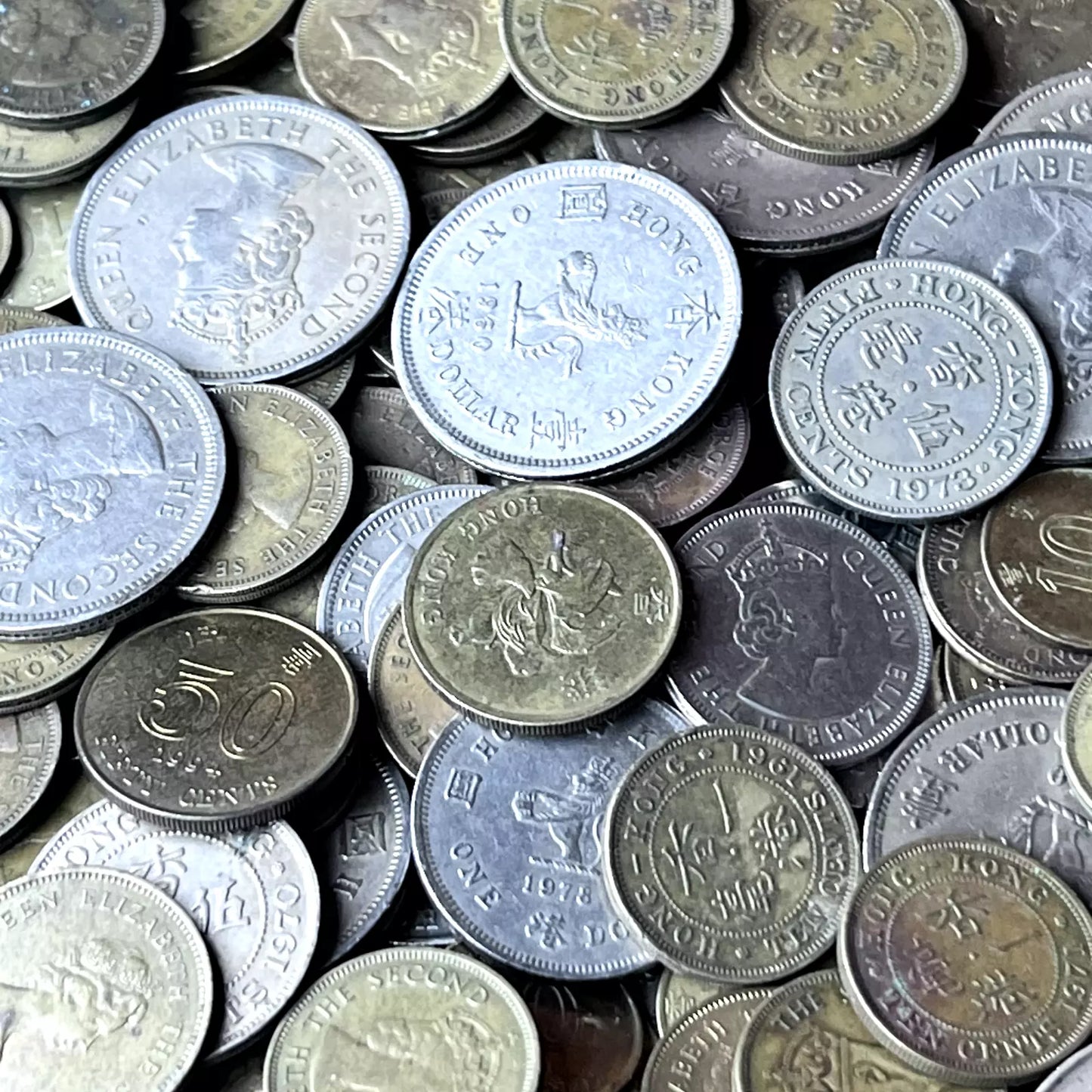 Bulk Lot of Hong Kong Coins