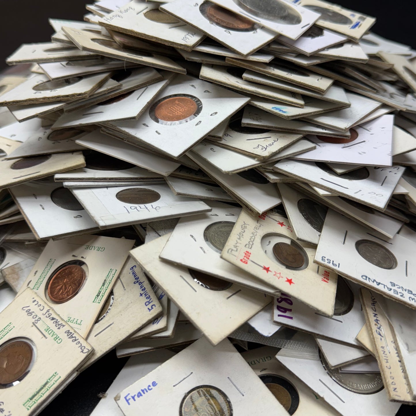 Bulk Lot of Carded Coins