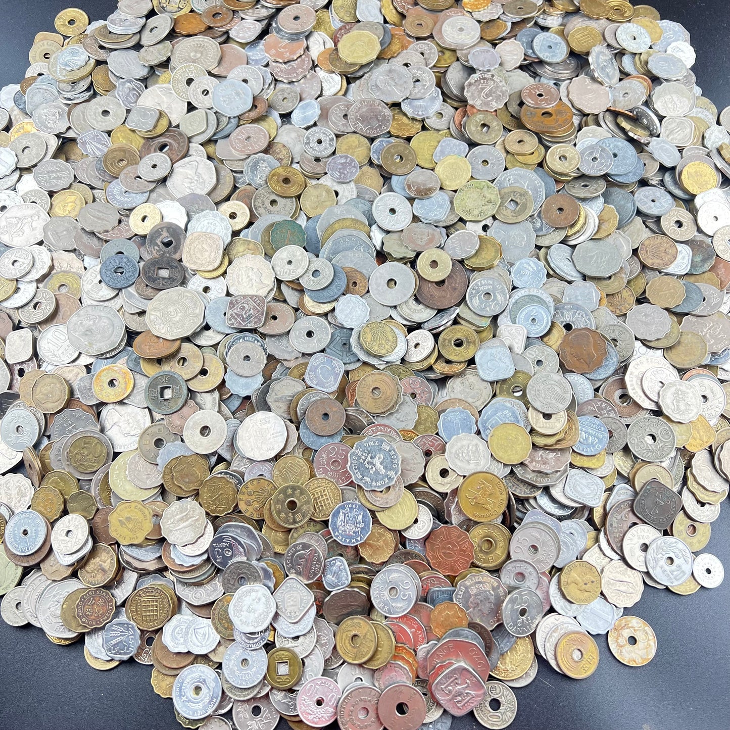 Bulk Lot of Unusual Shaped Coins