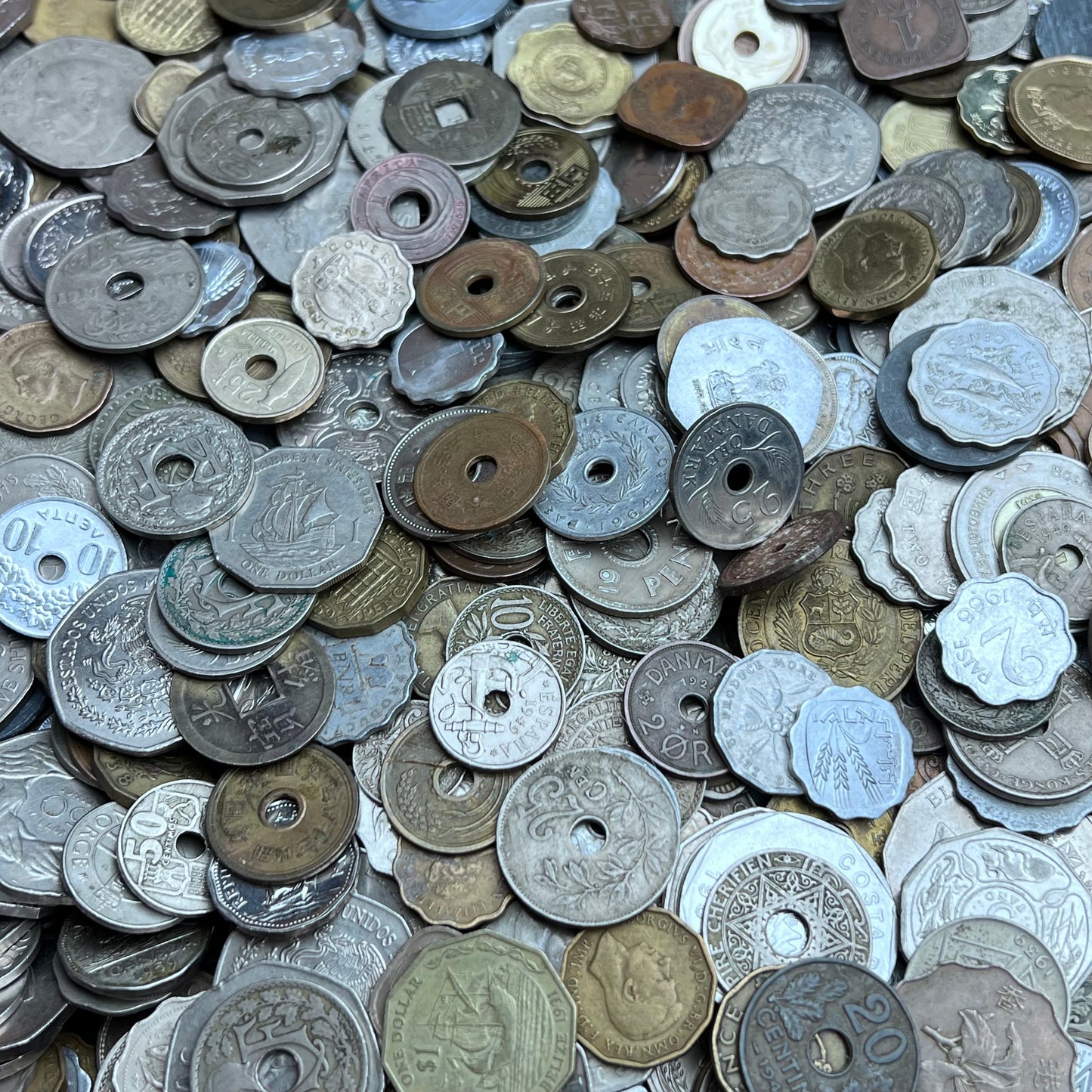 Bulk Lot of Unusual Shaped Coins