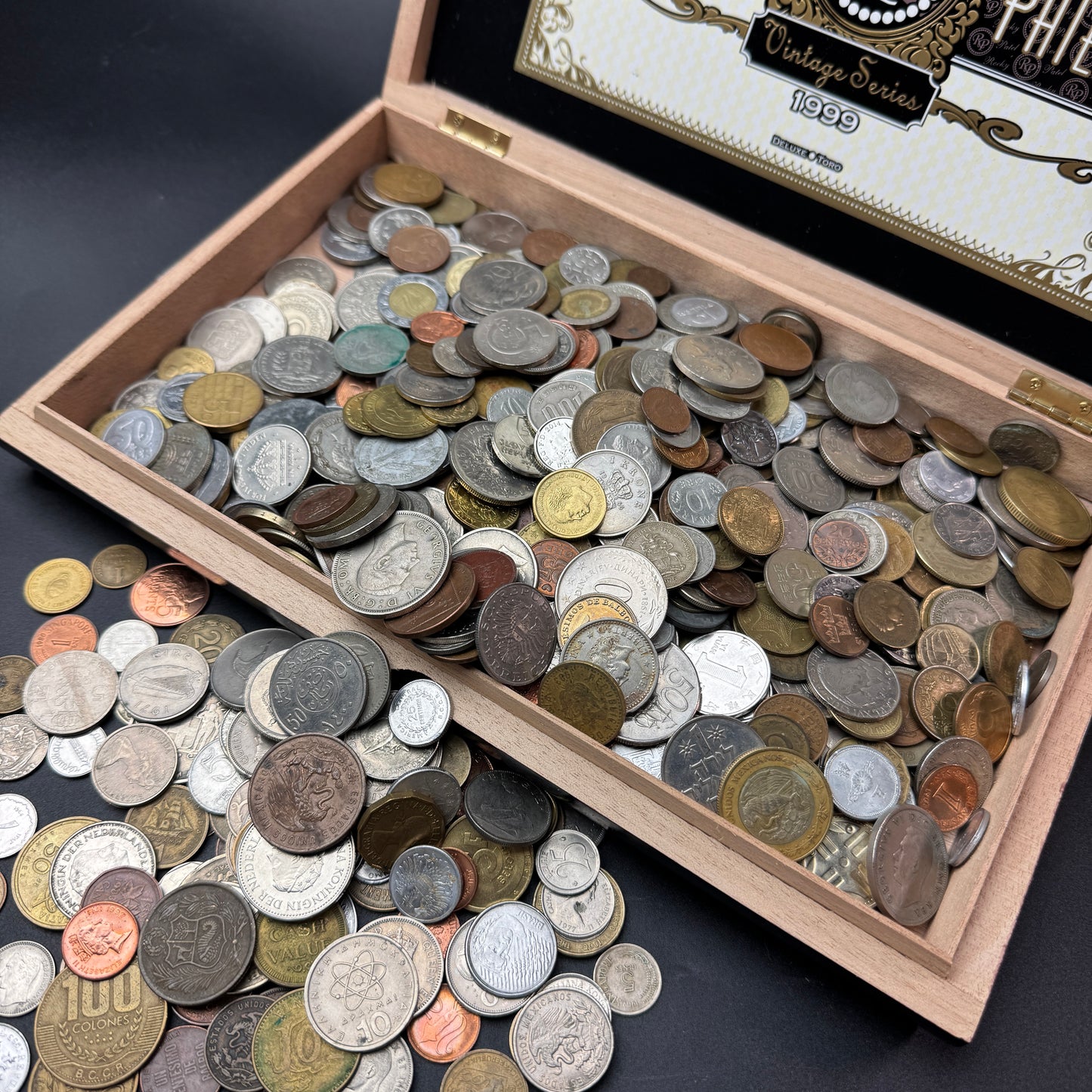 50-1500 Different World Coins – Mixed in One Bag (No Repeats)