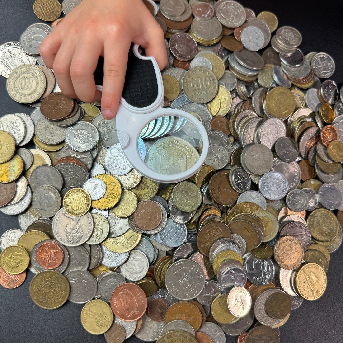 50-1500 Different World Coins – Mixed in One Bag (No Repeats)