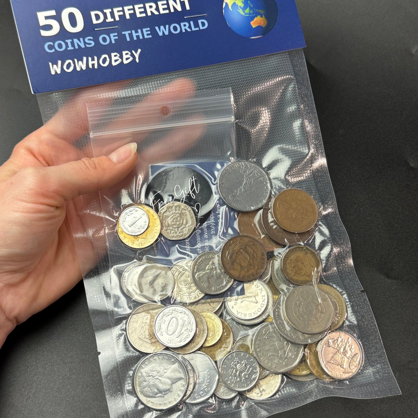 50-1500 Different World Coins – Mixed in One Bag (No Repeats)