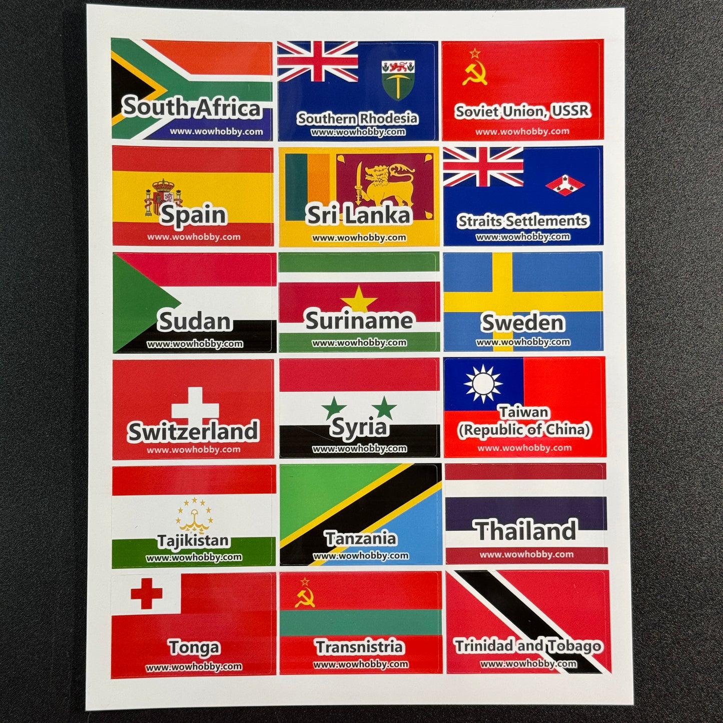 250 Mini Country Flags for Binders
