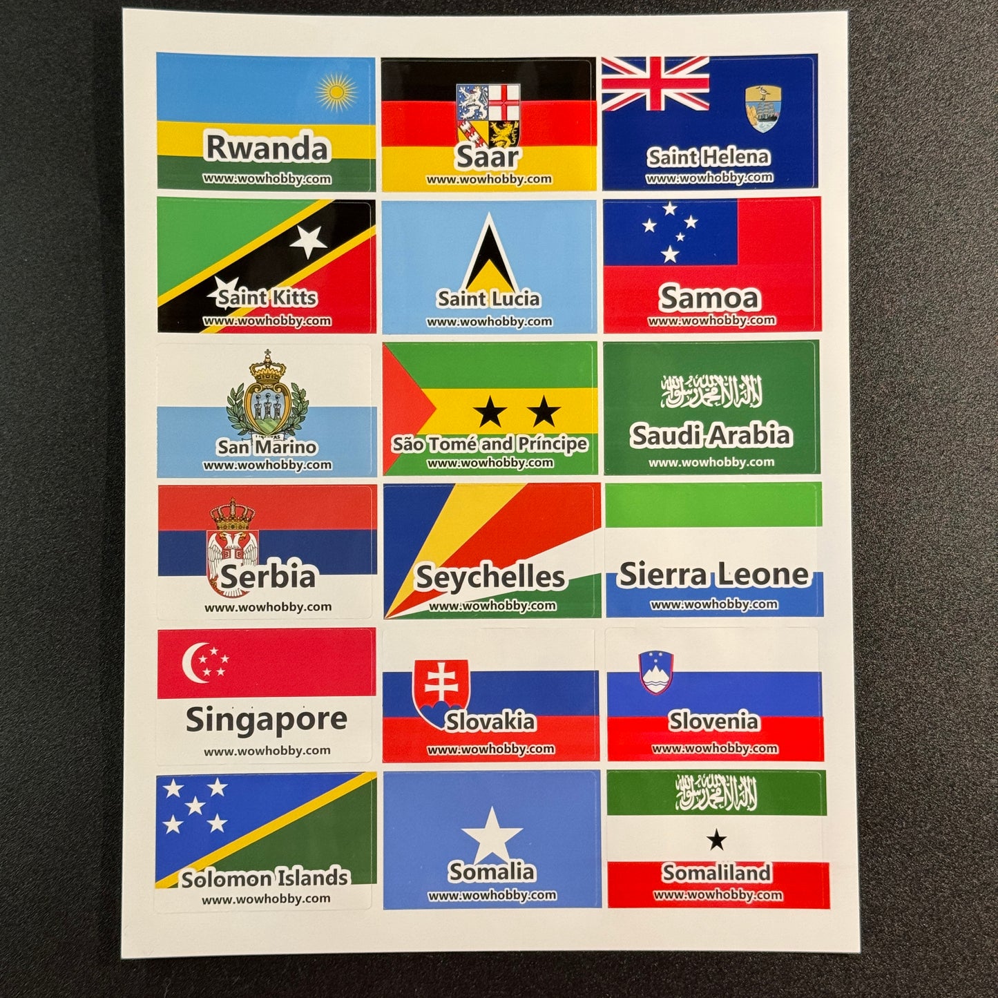250 Mini Country Flags for Binders