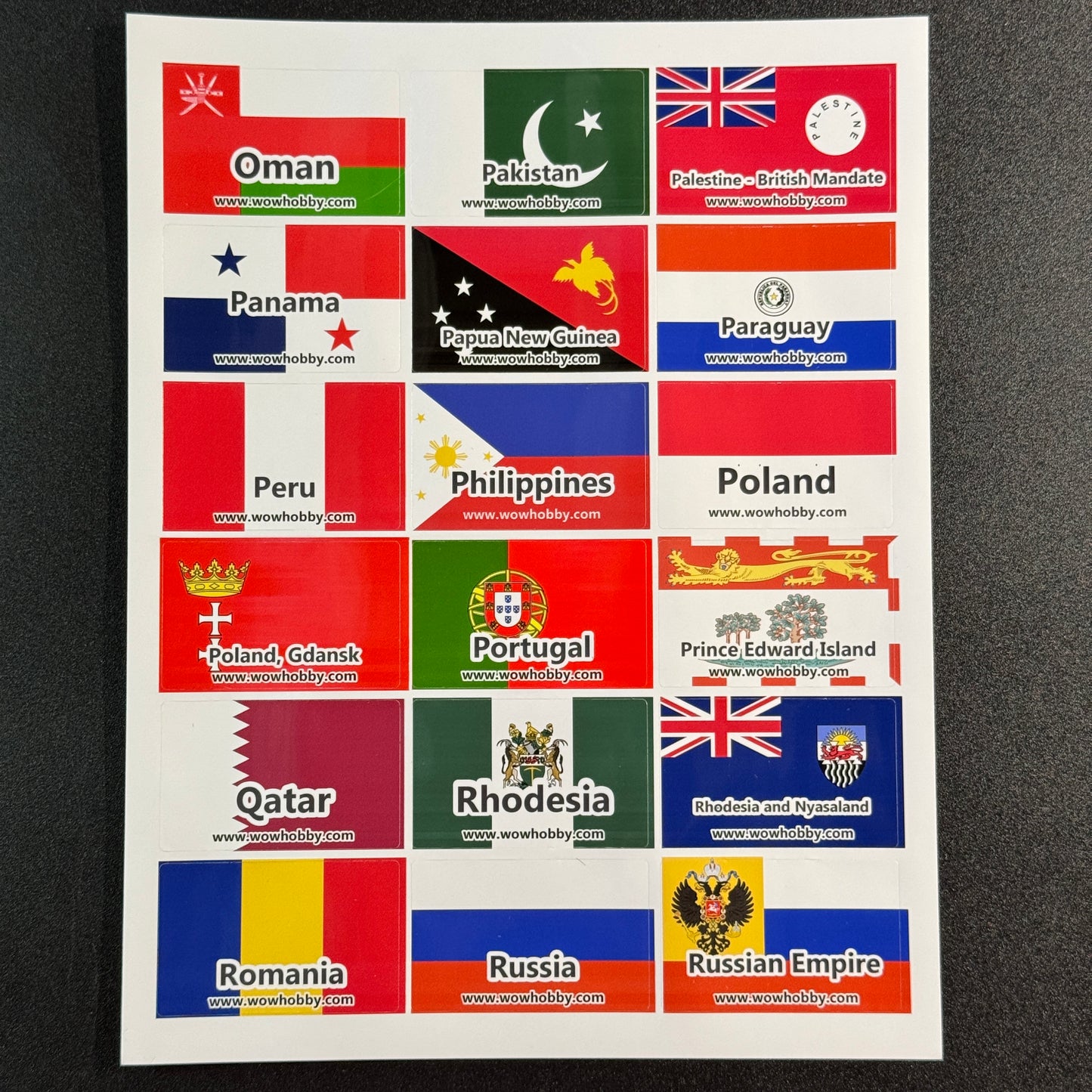 250 Mini Country Flags for Binders
