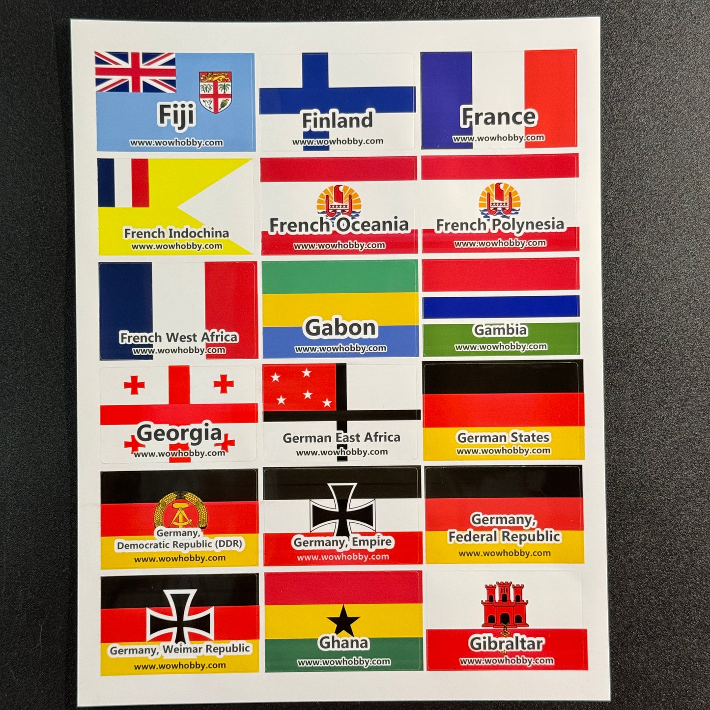 250 Mini Country Flags for Binders