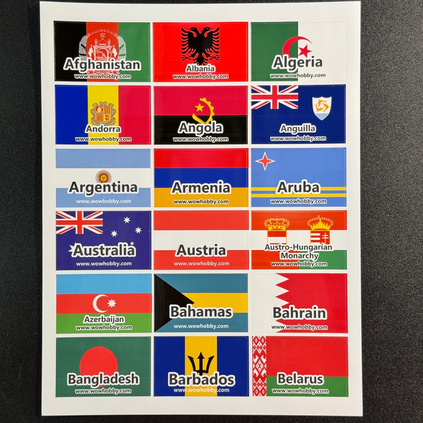 250 Mini Country Flags for Binders