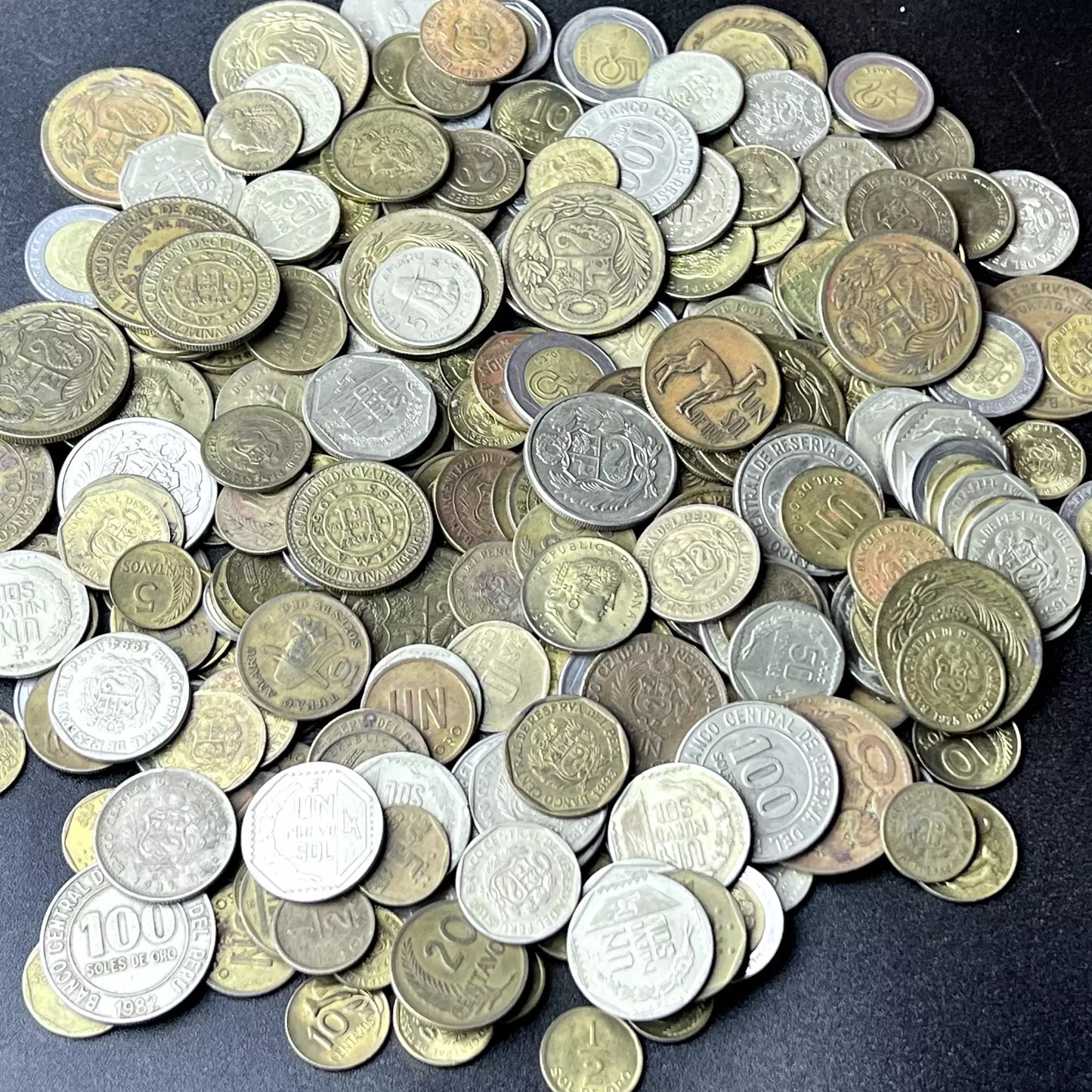 Bulk Lot of Peruvian Coins