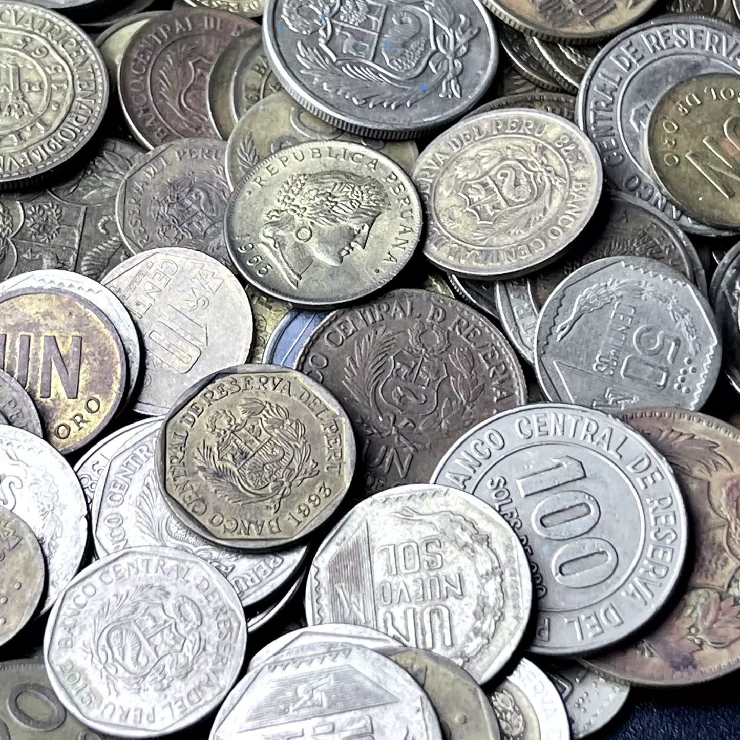 Bulk Lot of Peruvian Coins