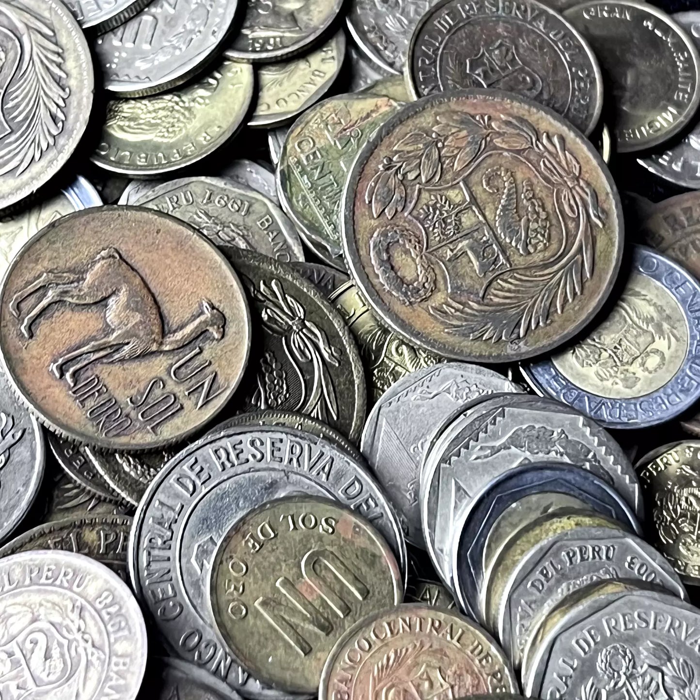 Bulk Lot of Peruvian Coins