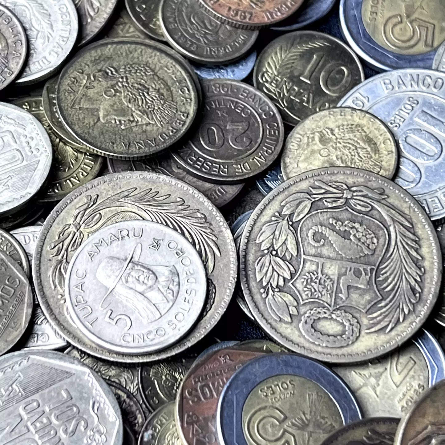 Bulk Lot of Peruvian Coins