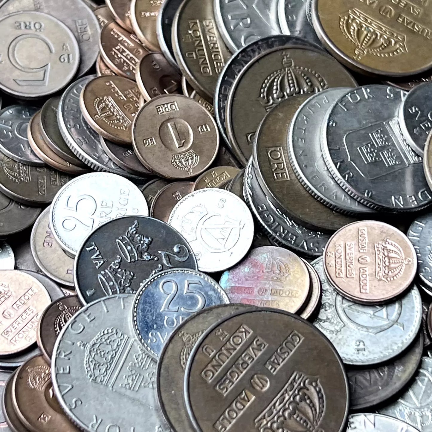 Bulk Lot of Swedish Coins
