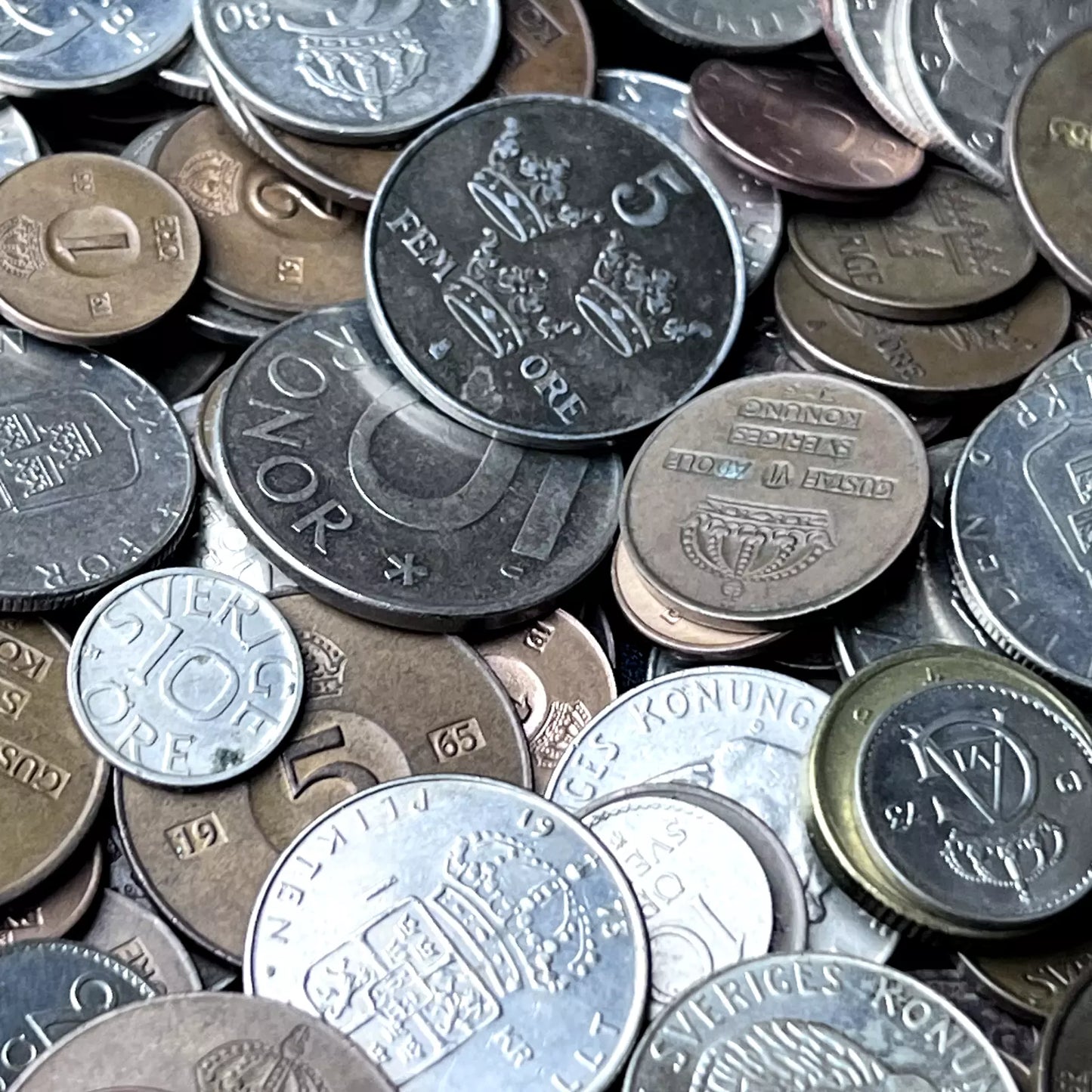 Bulk Lot of Swedish Coins