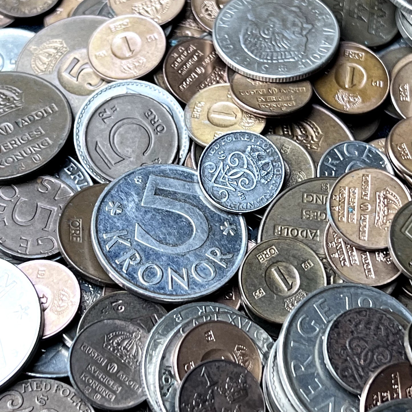 Bulk Lot of Swedish Coins