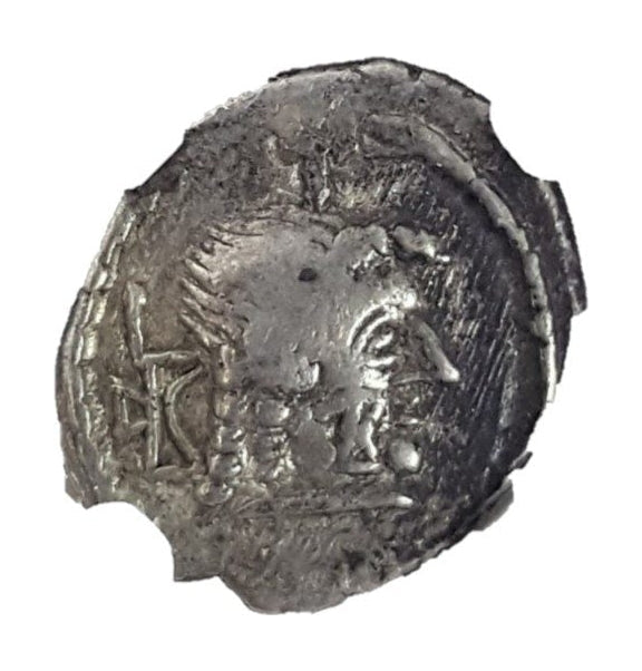 Himyarite Kingdom Arabia Felix Silver Drachm 1st Century (NGC Slab)