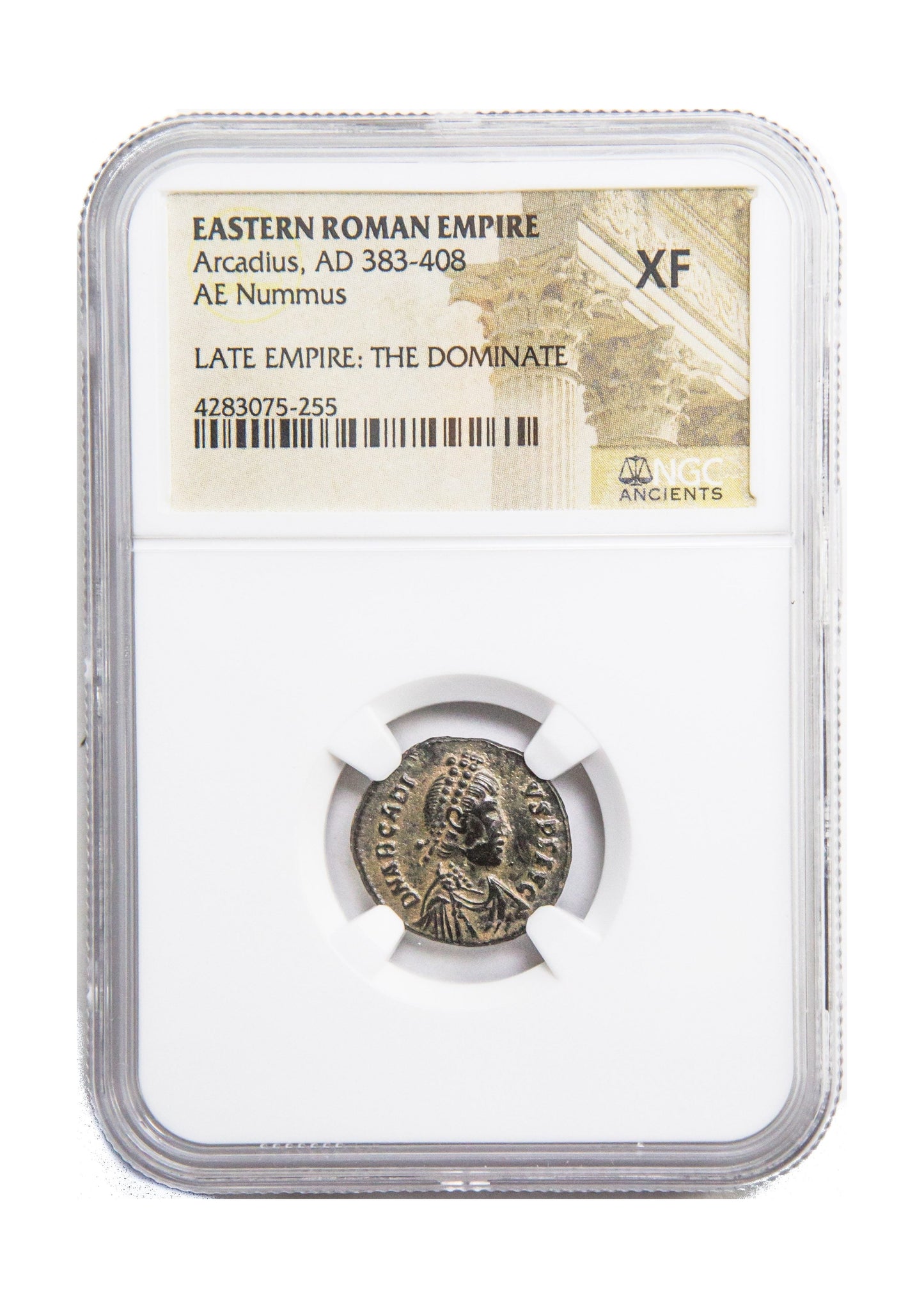 Arcadius Roman AE3 (AD 383-408) NGC