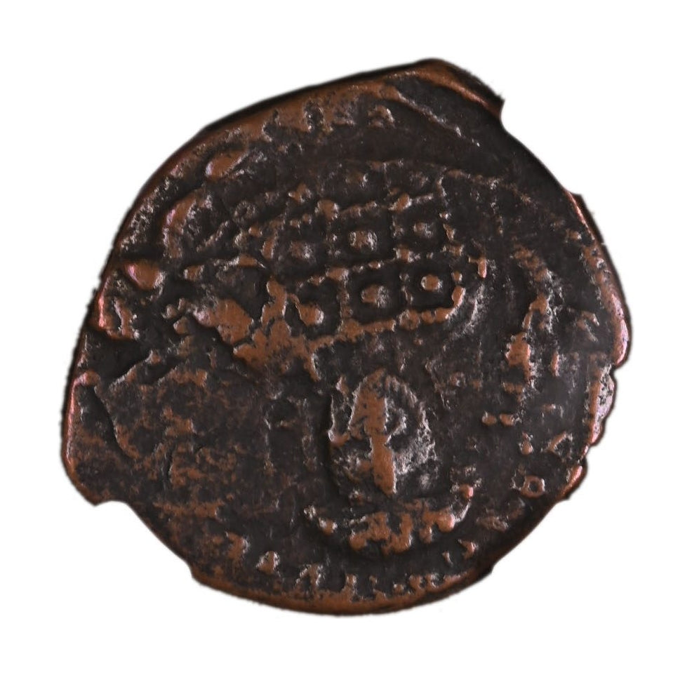 Byzantine AE2 Anonymous Folles with Bust of Christ (976-1025 CE) NGC