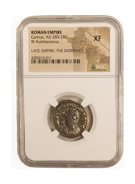 Carinus Roman Billon Antoninianus (AD 283-285) NGC