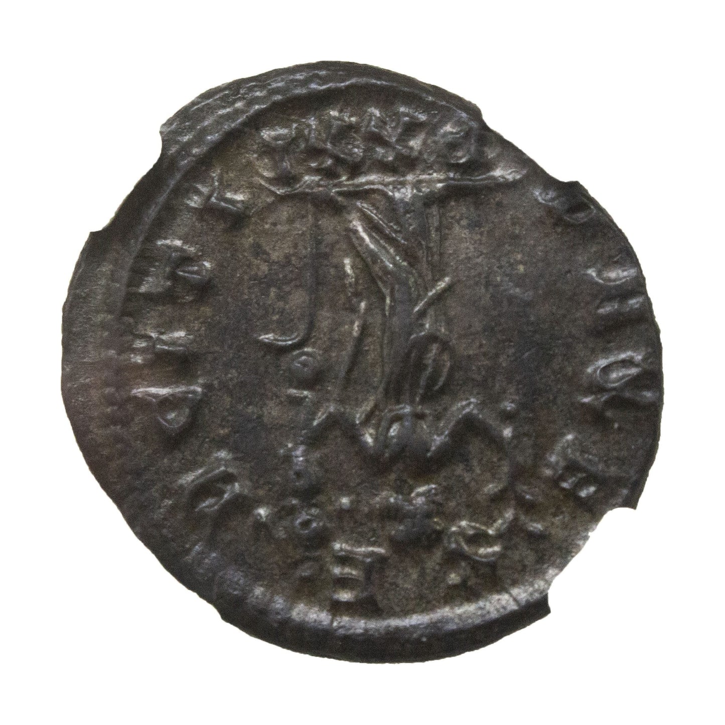 Roman Silvered Antoninianus Of Carus (AD 282–283) NGC