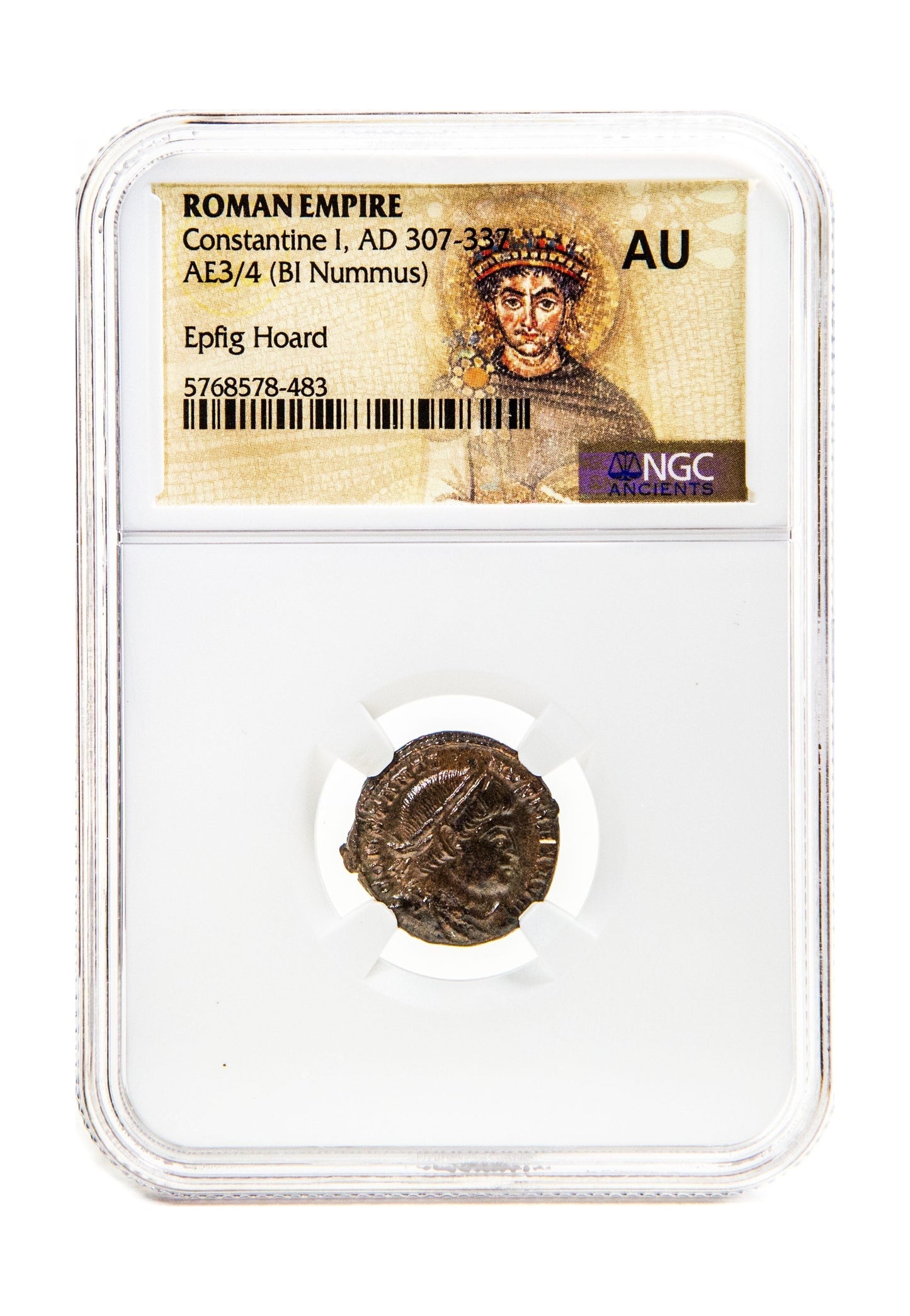 Constantine I, The Great Roman AE (AD 272-337) Epfig Hoard NGC