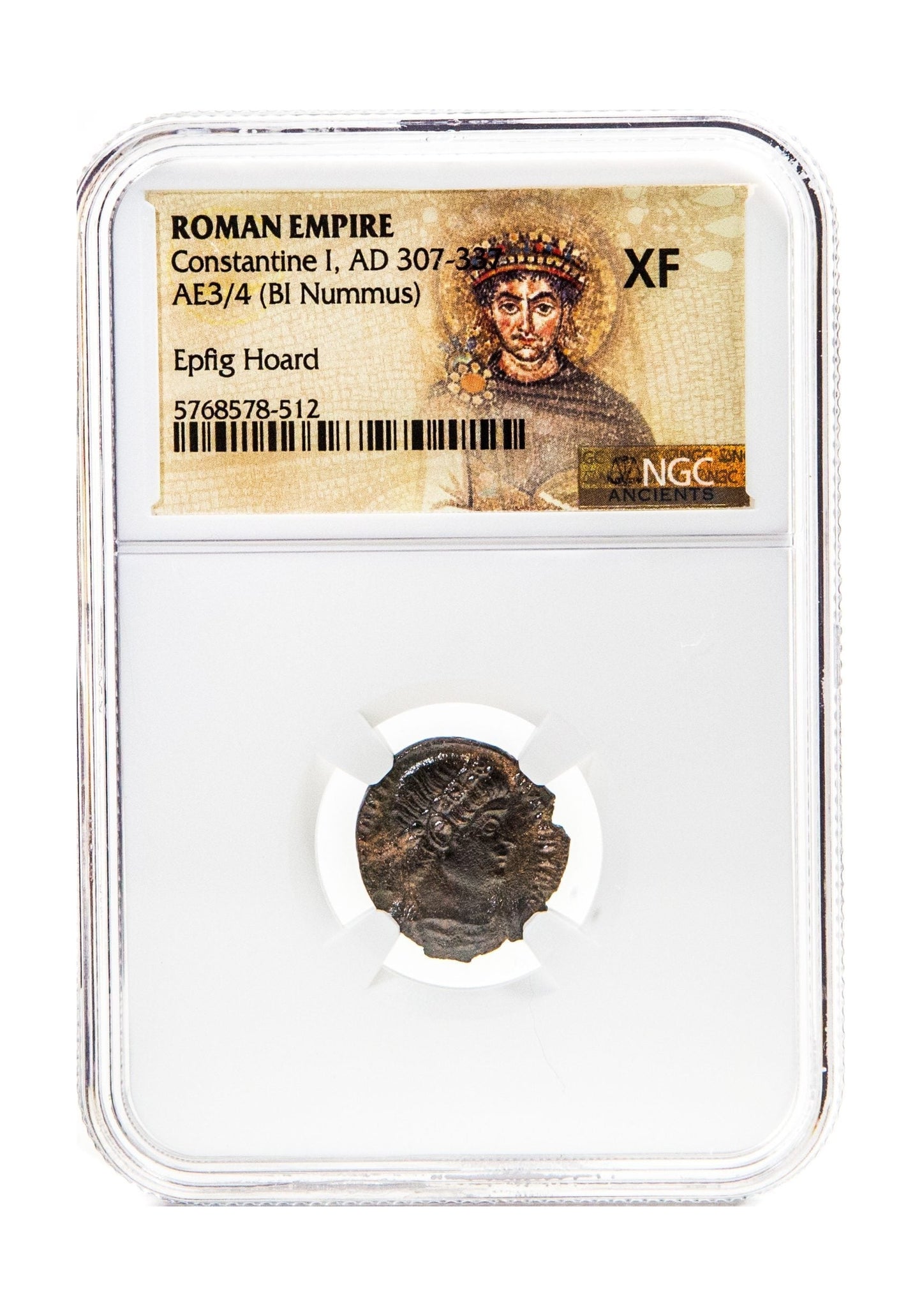 Constantine I, The Great Roman AE (AD 272-337) Epfig Hoard NGC