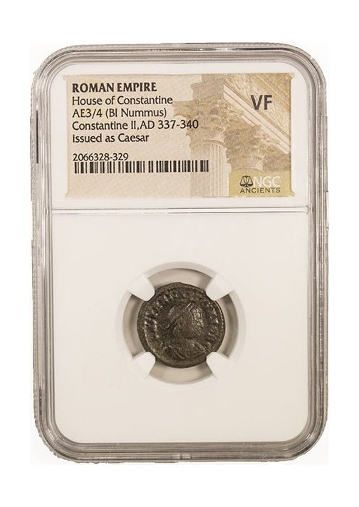 Constantine II Roman AE3/4 (AD 316-340) NGC