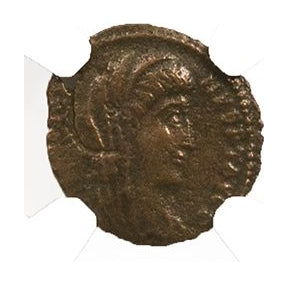 Roman Bronze AE4 Of Constantine I (Posthumous, AD 337–340) NGC
