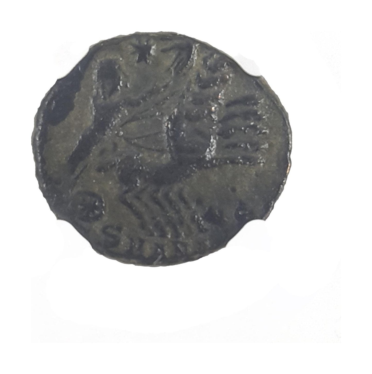 Roman Bronze AE4 Of Constantine I (Posthumous, AD 337–340) NGC