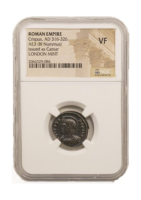 Crispus Roman AE3 (AD 304-326) NGC – London Mint