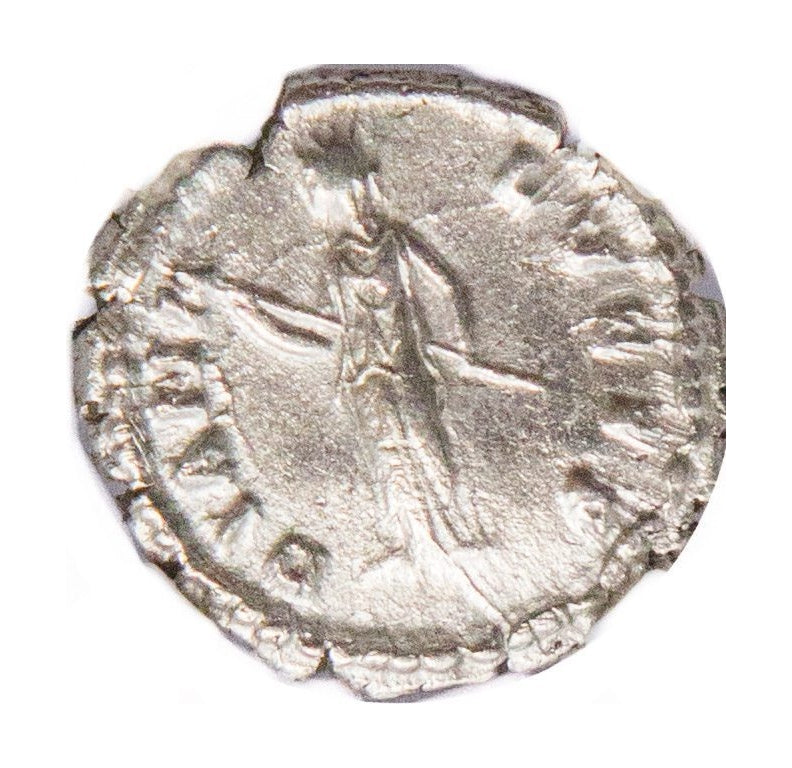 Faustina Jr. Roman Silver Antoninianus (NGC Certified Slab)