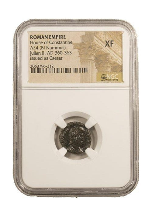 Julian II (as Caesar) Roman AE (AD 361–363) NGC