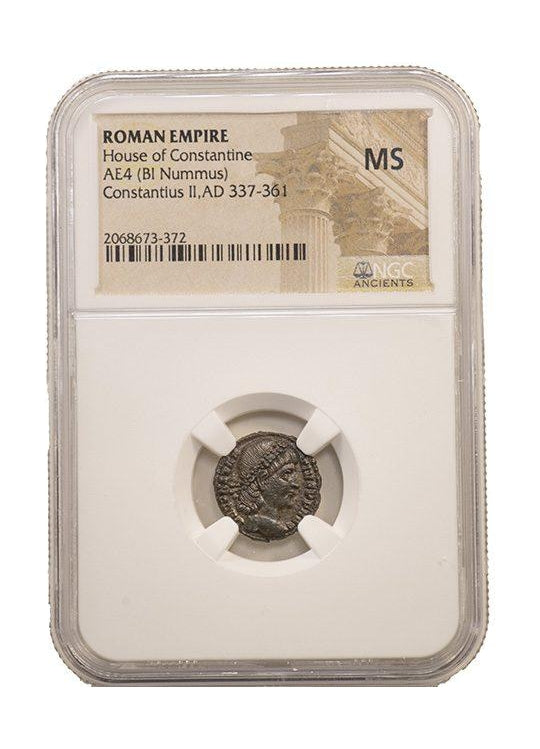 Constantius II Roman AE3;4 (AD 317-361) NGC