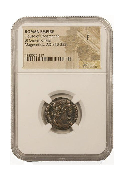 Magnentius Roman AE (AD 350-353) NGC