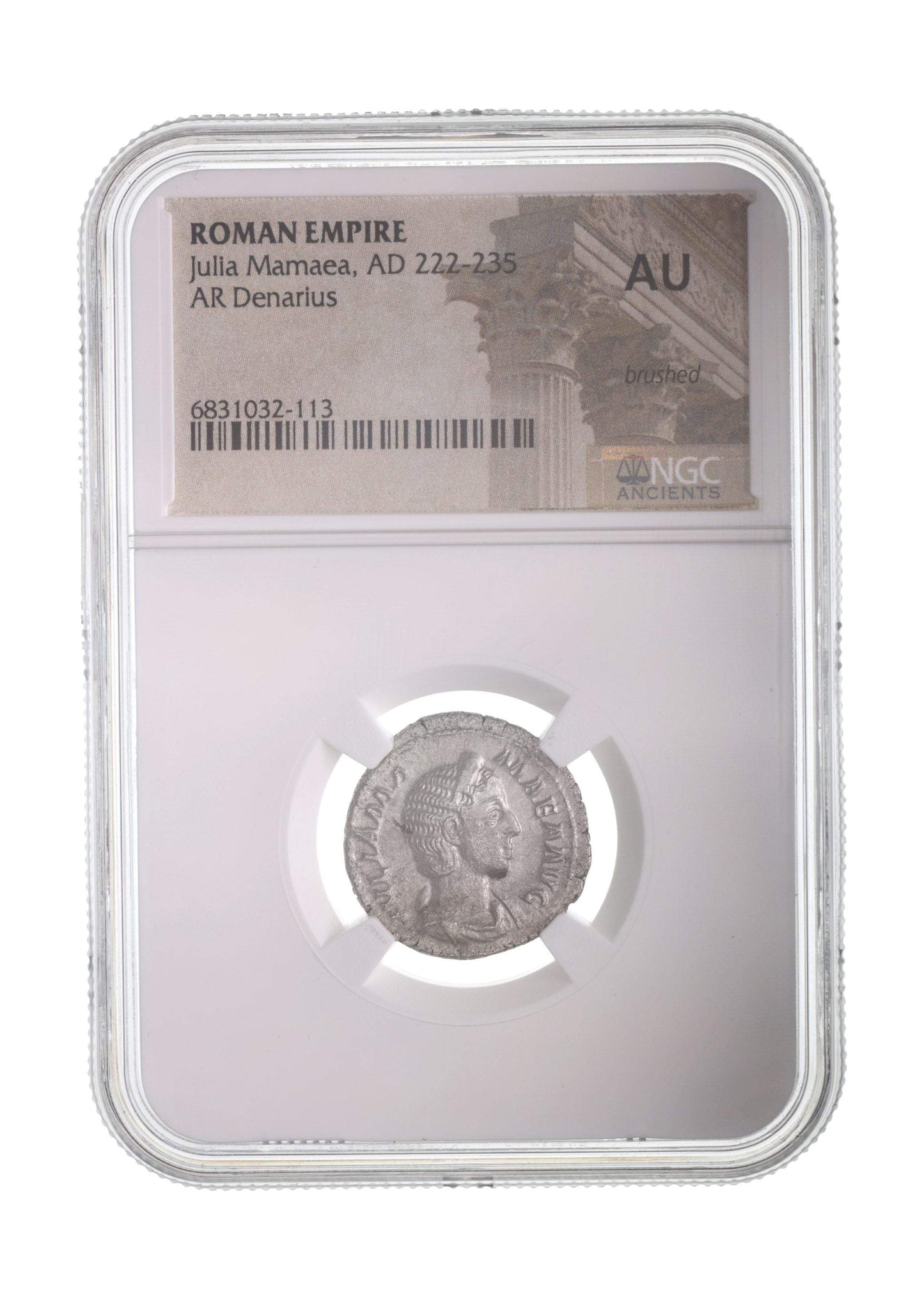 Roman Silver Denarius Of Julia Mamaea (Died AD 235) NGC