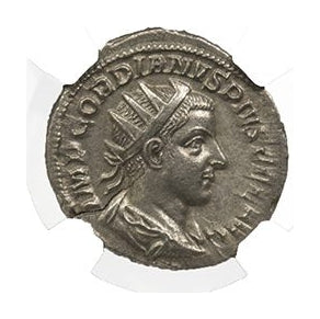 Gordian III Roman AR Antoninianus (AD 238-244) NGC