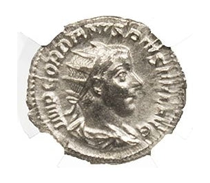 Gordian III Roman AR Antoninianus (AD 238-244) NGC