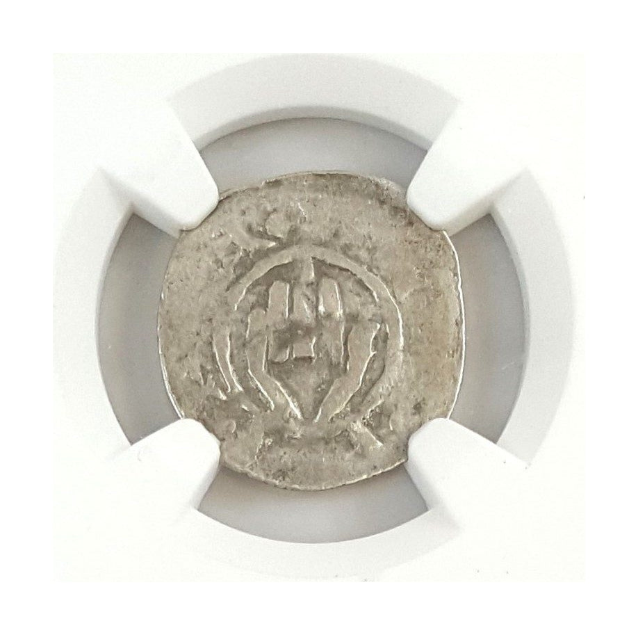 Austria “Right Hand of God” Heller (c. 1300) NGC