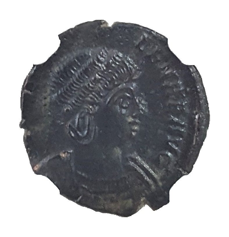 Roman Bronze AE Of Helena (AD 324–337) Epfig Hoard NGC