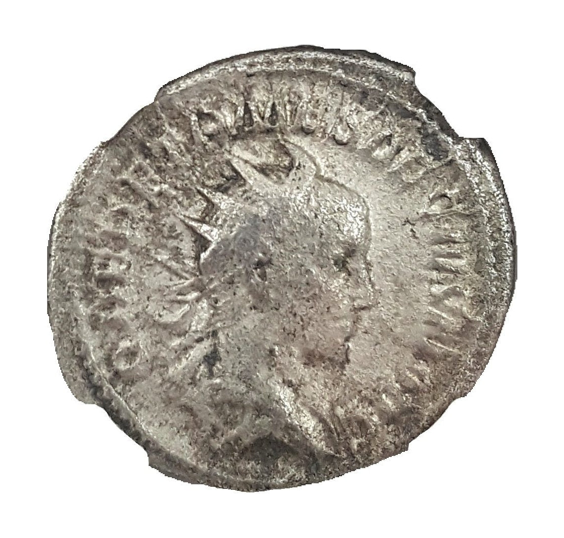 Roman Silver Antoninianus Of Herennius Etruscus (AD 251) NGC