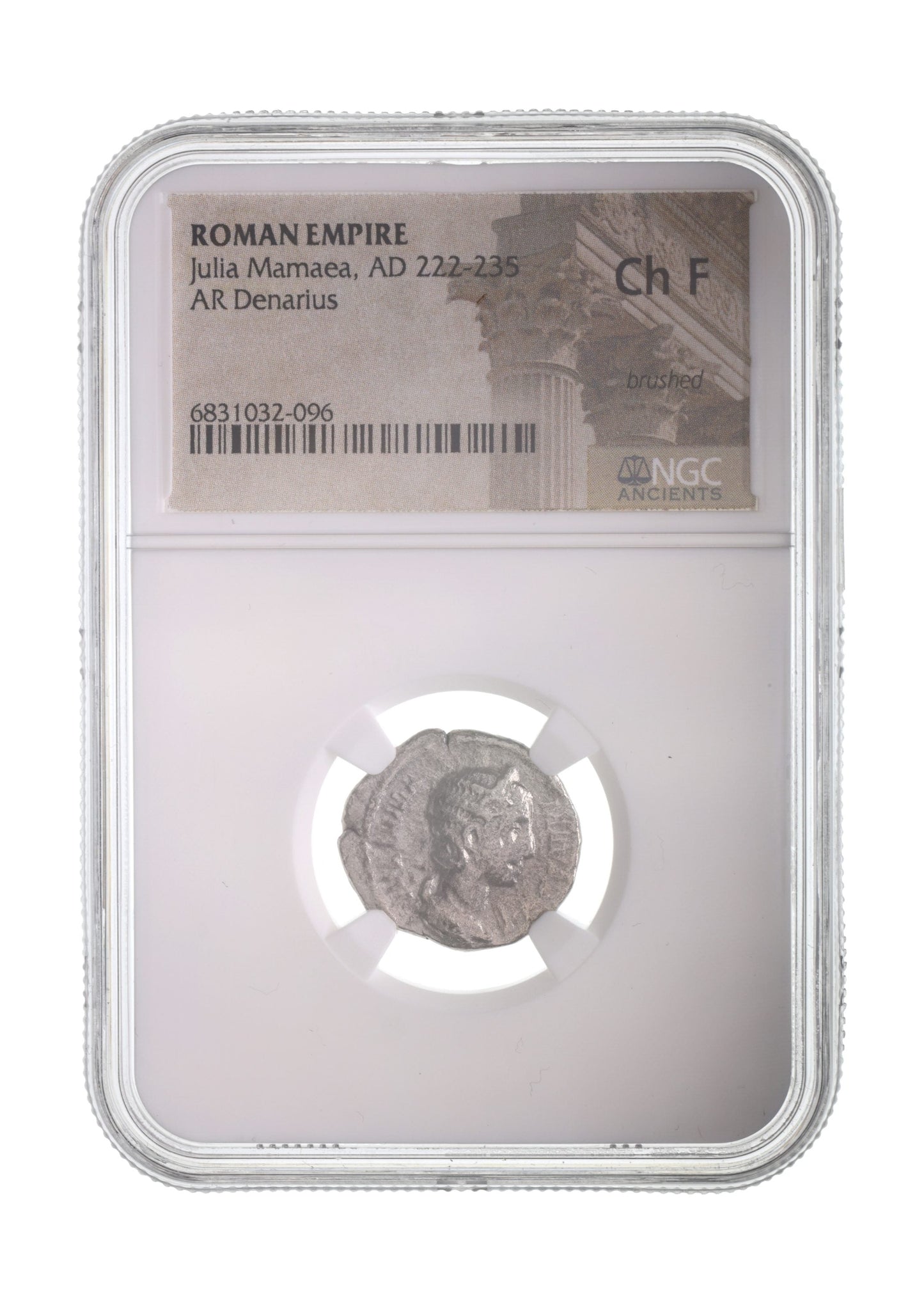 Roman Silver Denarius Of Julia Mamaea (Died AD 235) NGC