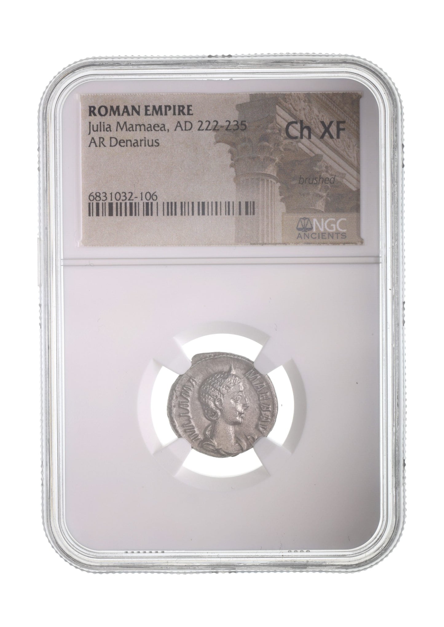 Roman Silver Denarius Of Julia Mamaea (Died AD 235) NGC