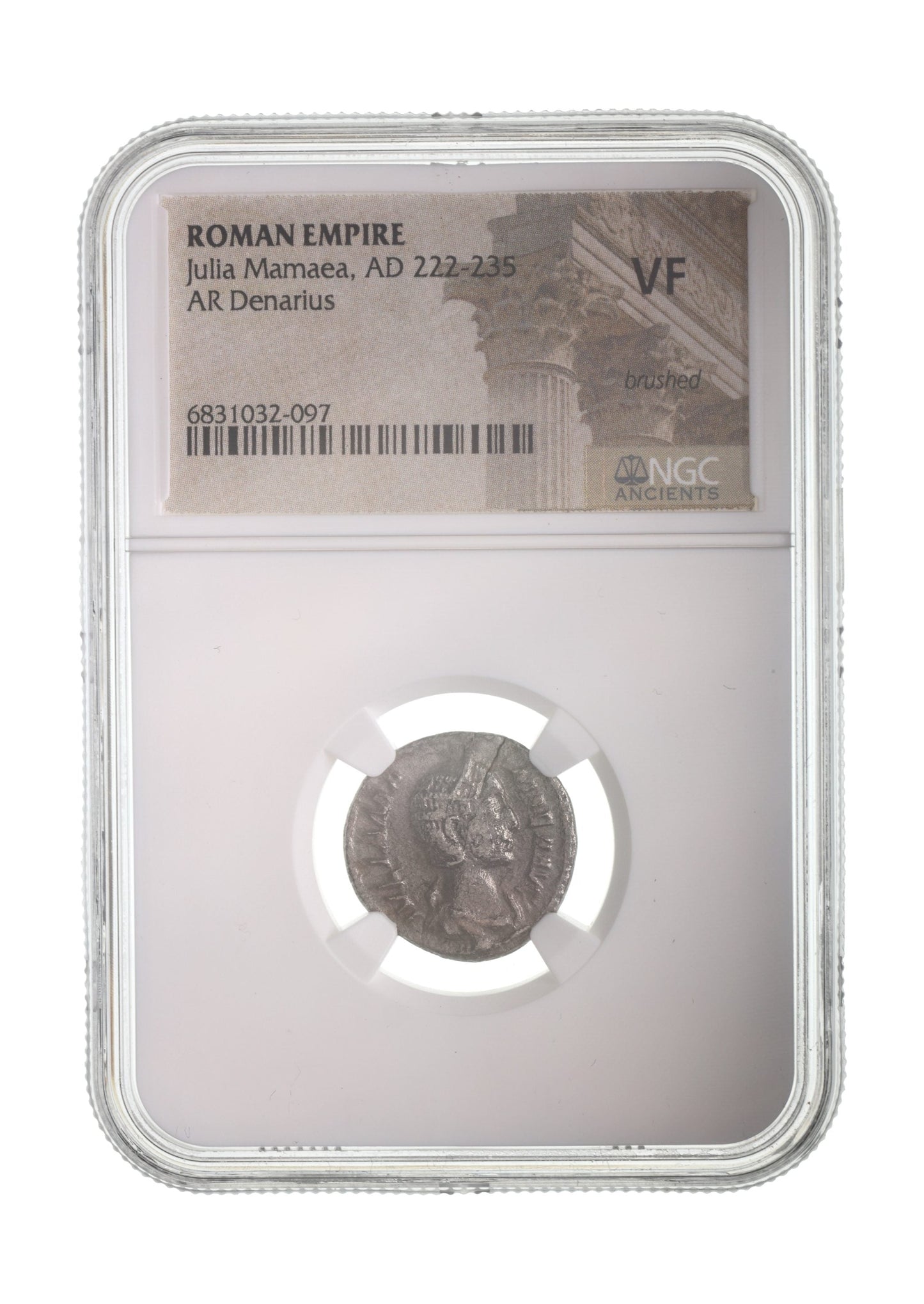Roman Silver Denarius Of Julia Mamaea (Died AD 235) NGC