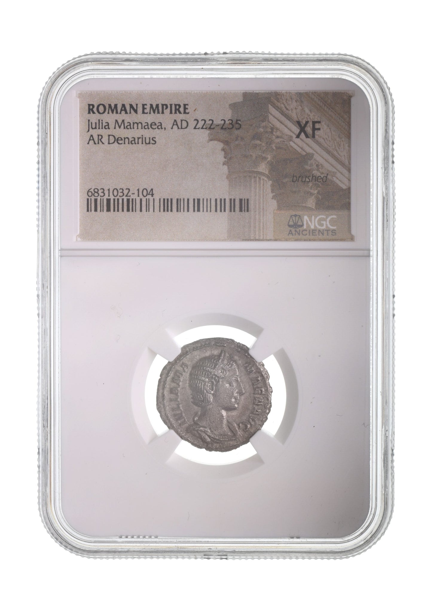 Roman Silver Denarius Of Julia Mamaea (Died AD 235) NGC