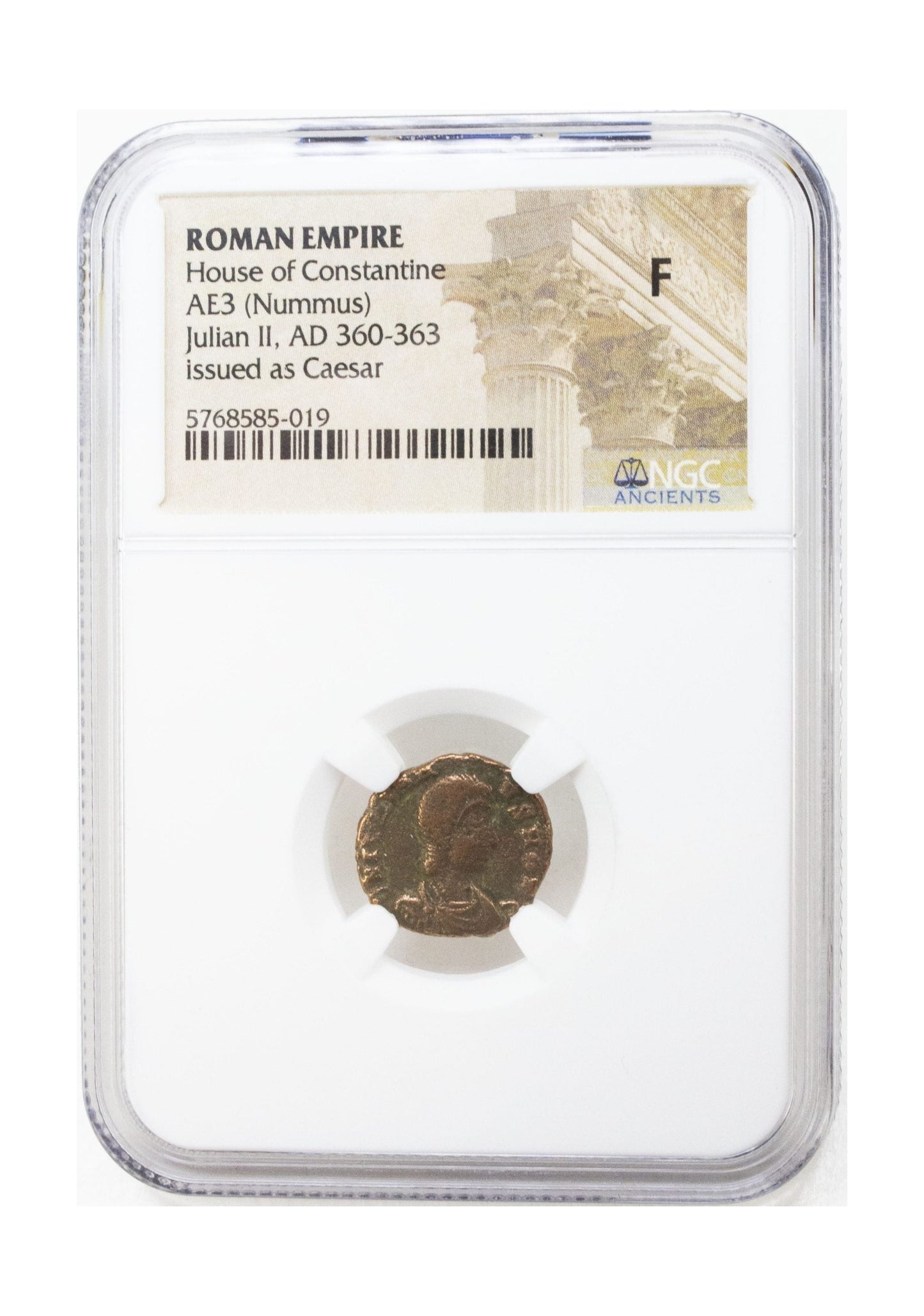 Julian II (as Caesar) Roman AE (AD 361–363) NGC