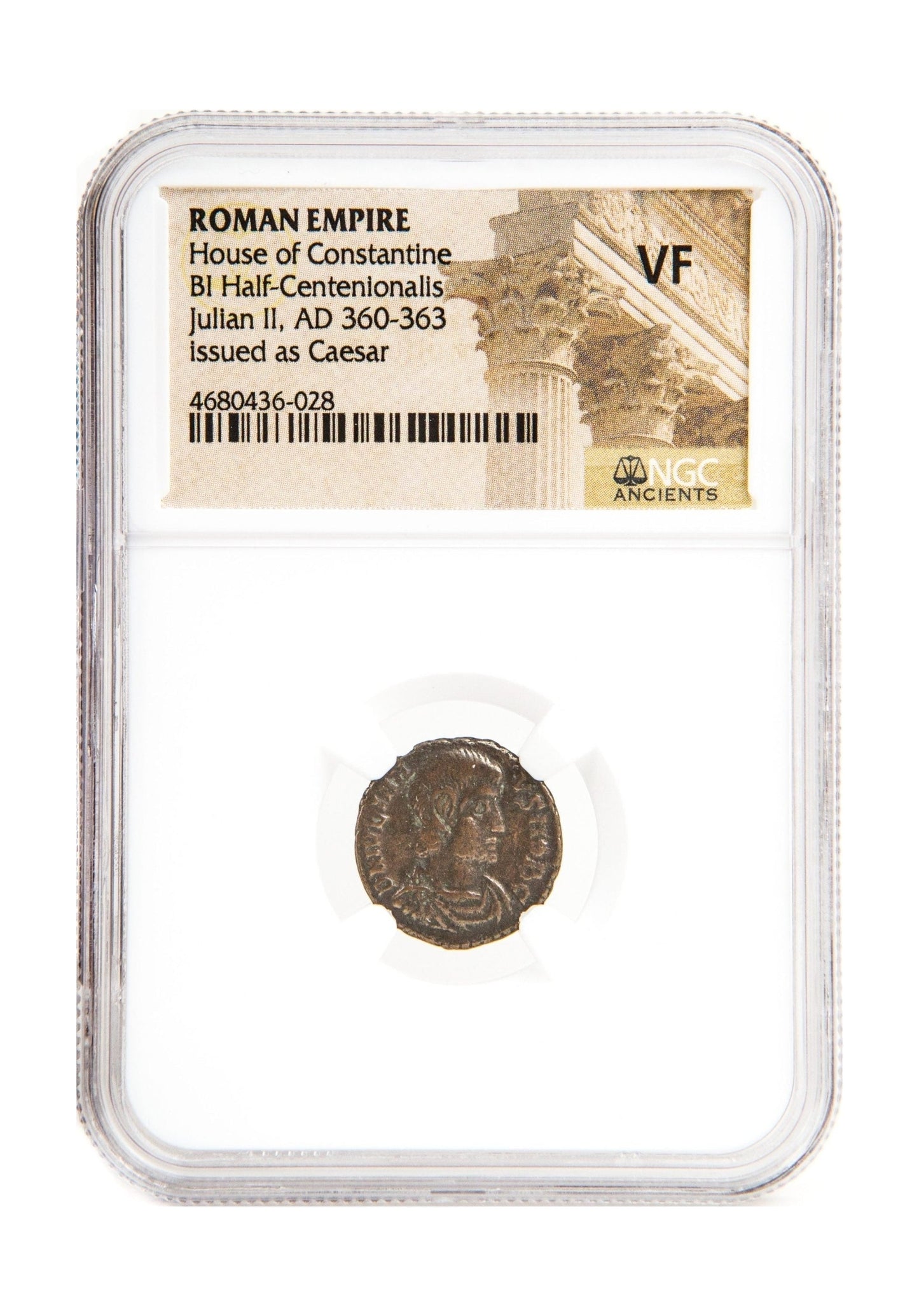 Julian II (as Caesar) Roman AE (AD 361–363) NGC